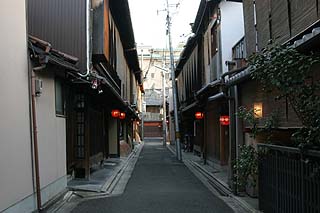 京都 祇園の路地